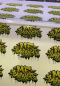 MF BURGER SHOP STICKER